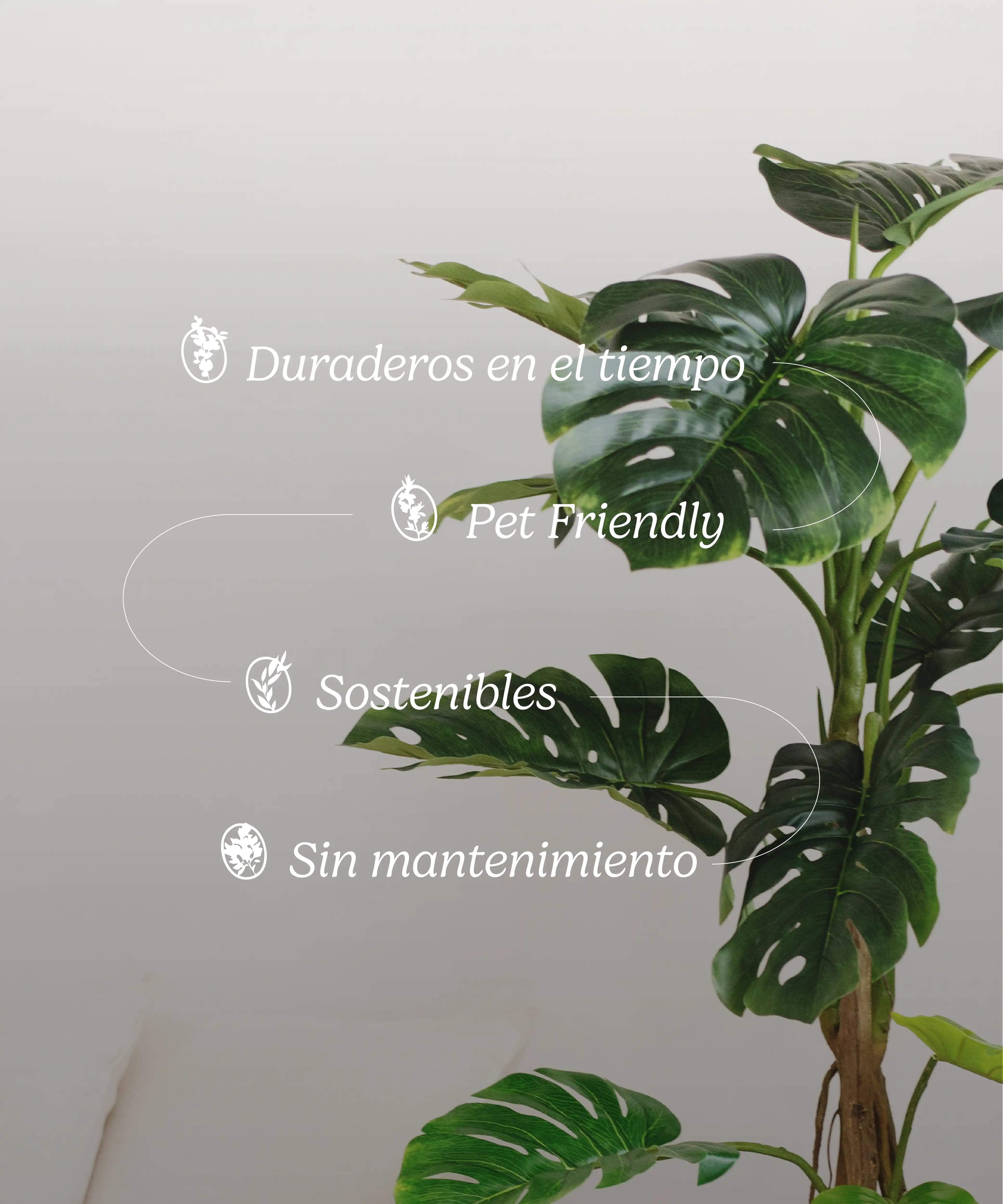 Caracteristicas Monstera Artificial 120 MAIA SHOP