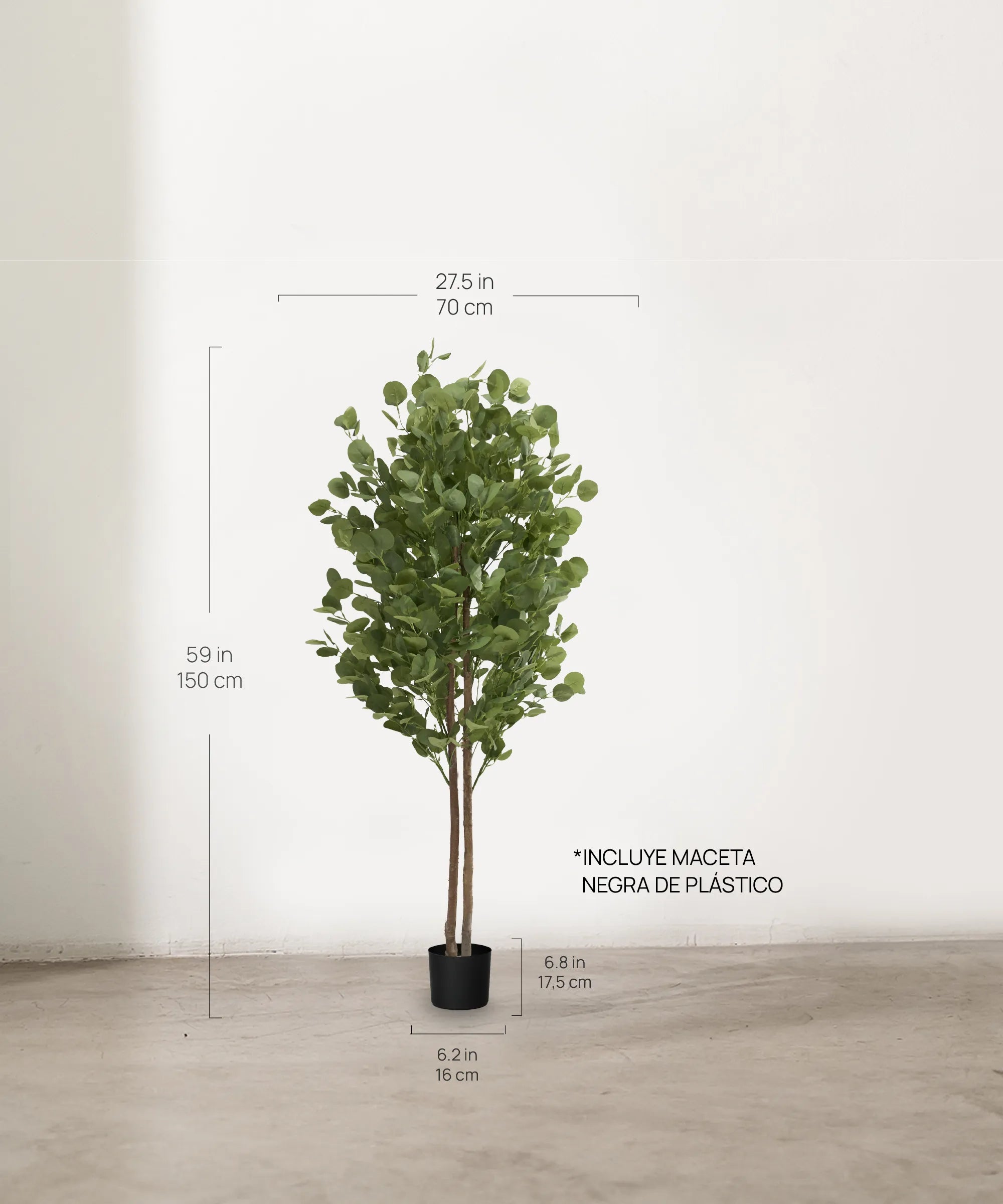 Eucalipto Artificial 150cm MAIA SHOP