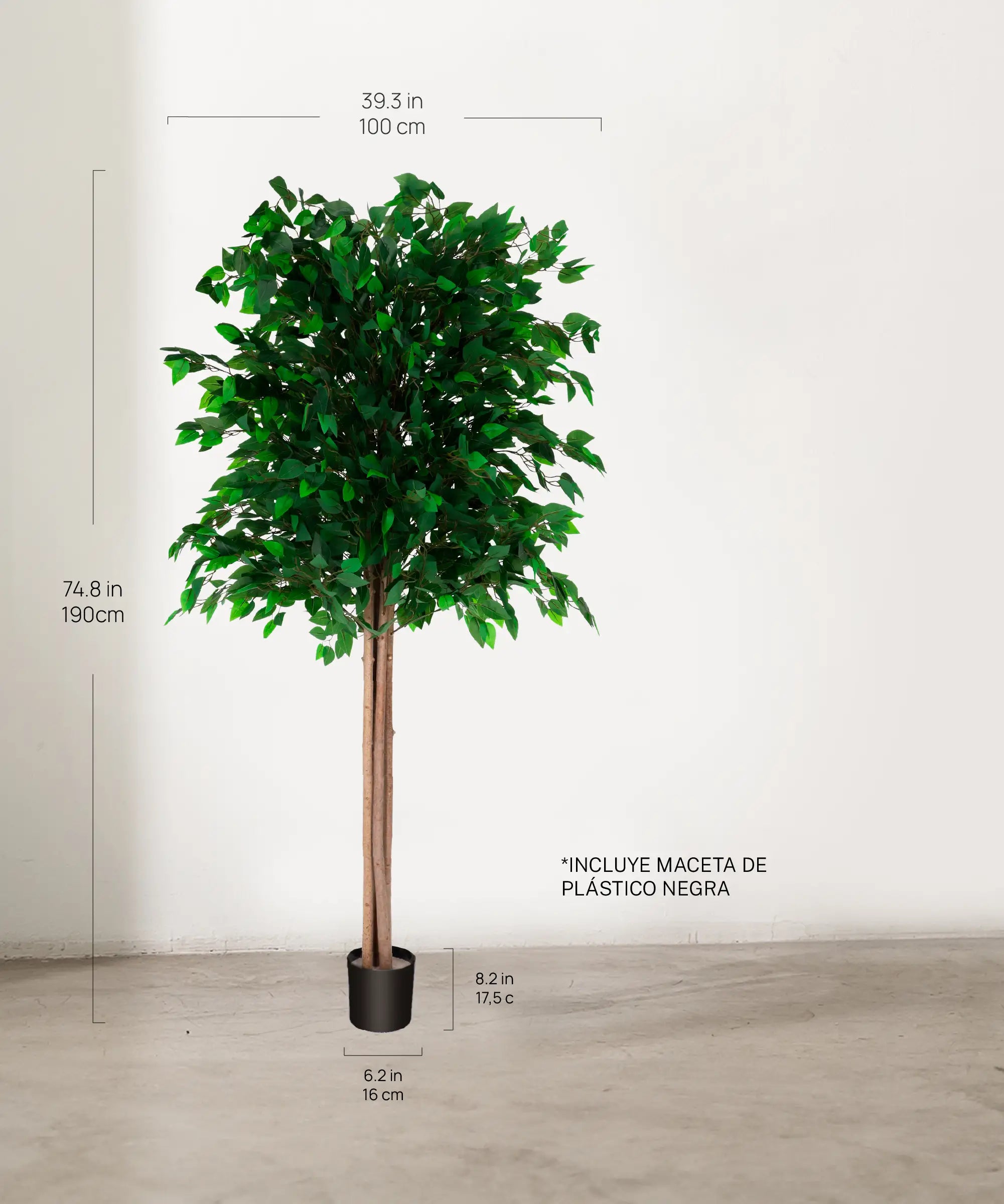 Ficus Artificial MAIA SHOP 190 cm