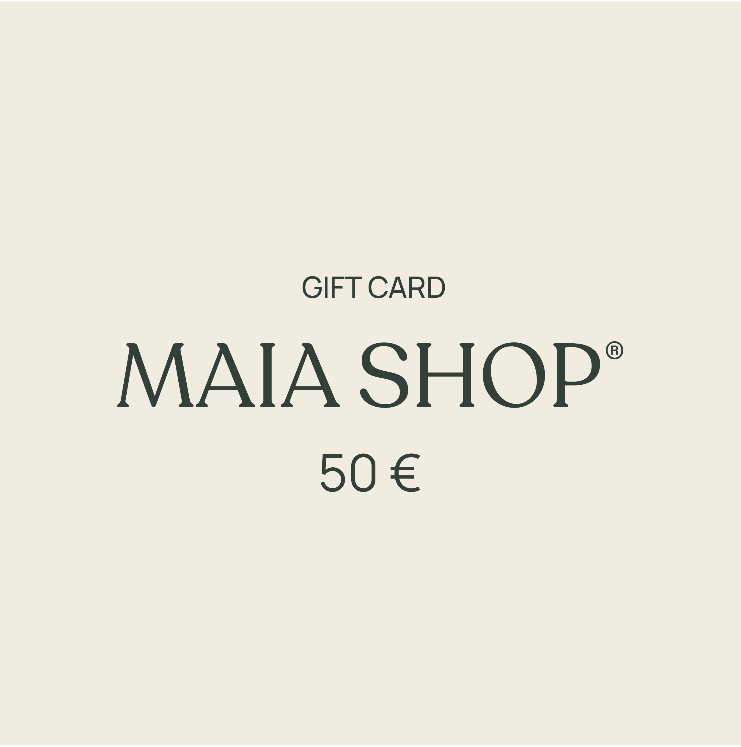 Gift Card MAIA SHOP 50