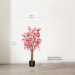 Medidas Almendro Rosa Artificial 105 cm MAIA SHOP