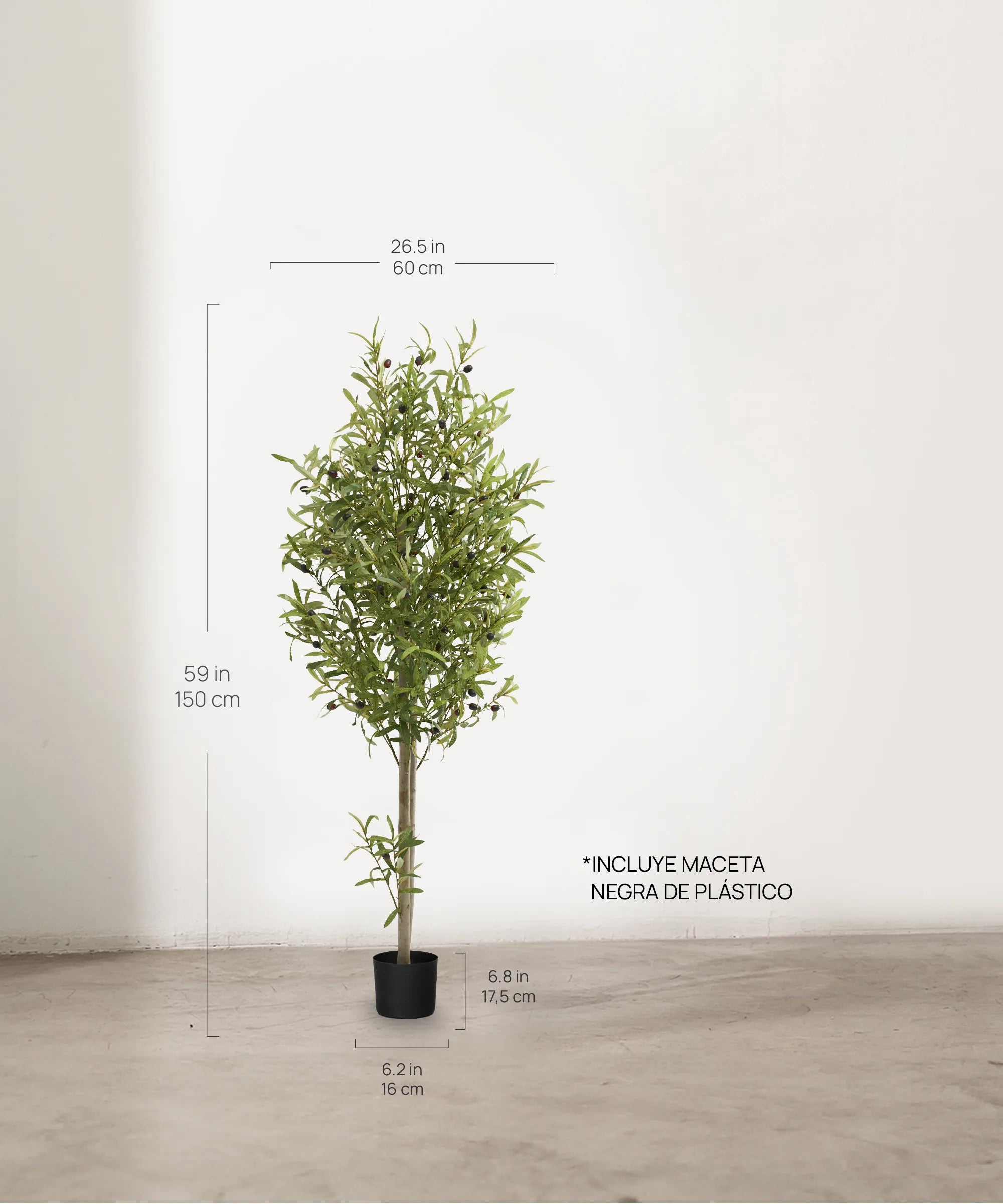 Olivo Artifical 150 cm MAIA SHOP
