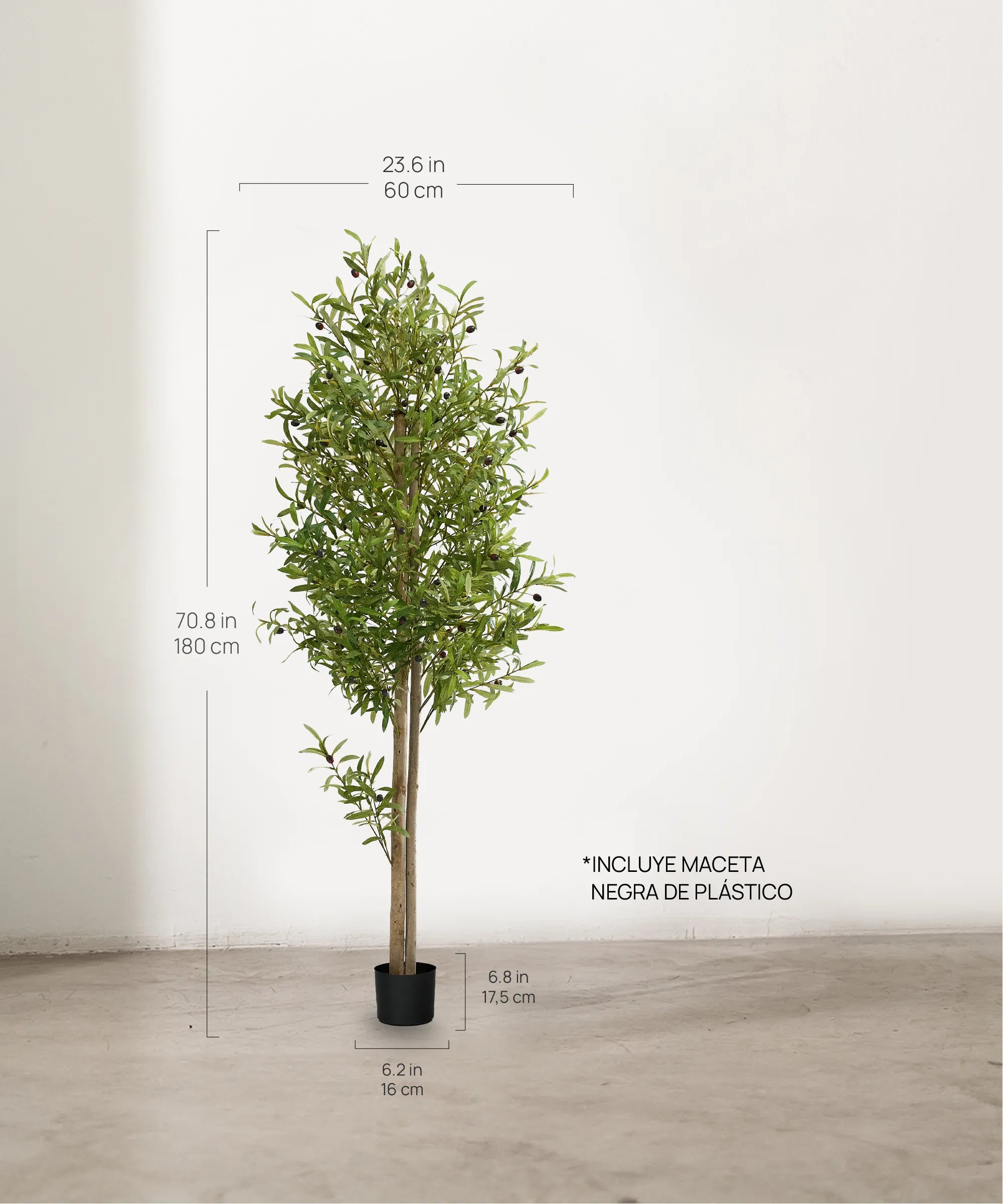 Olivo Artifical 180 cm MAIA SHOP