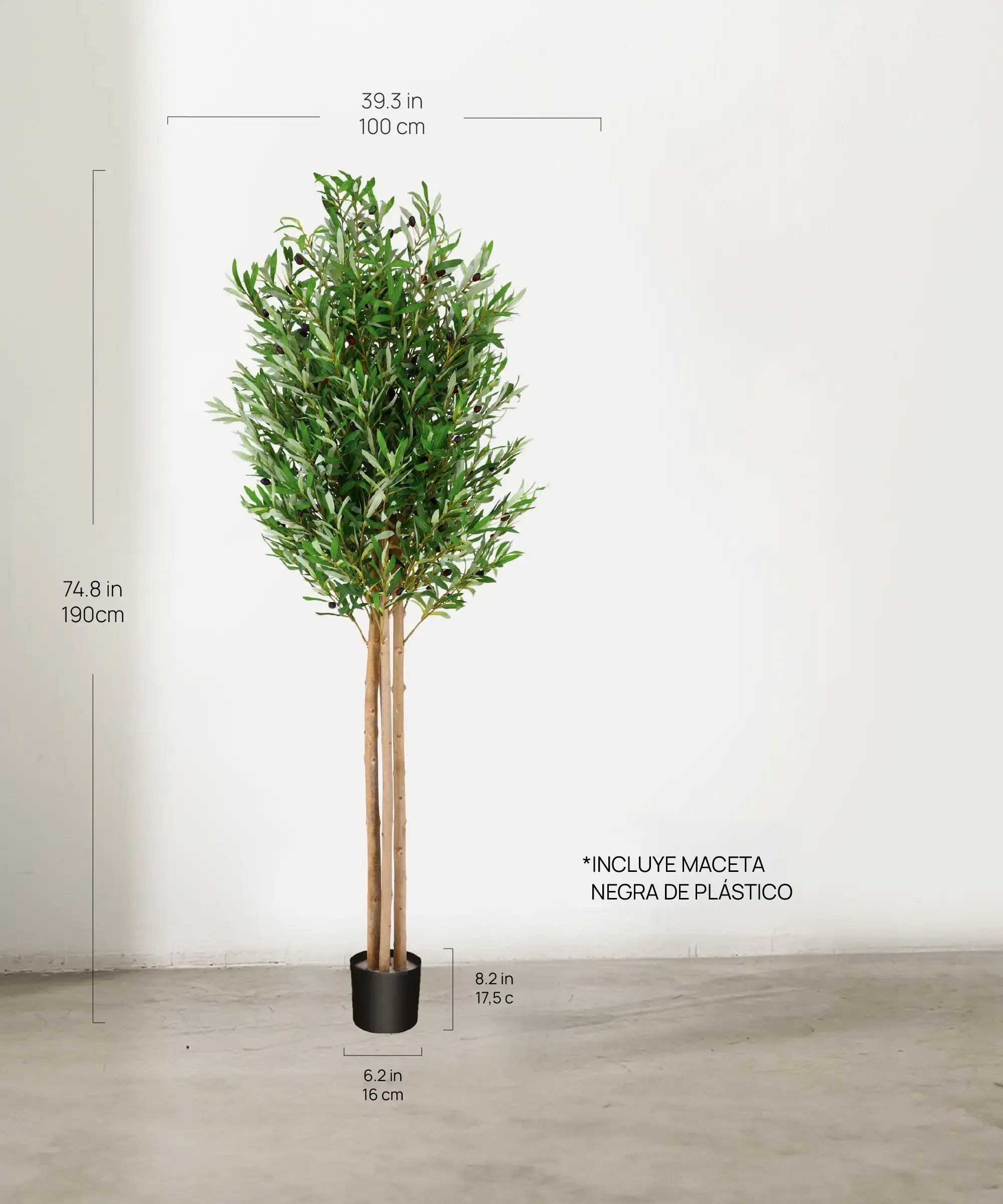 Olivo Artifical 190 cm MAIA SHOP