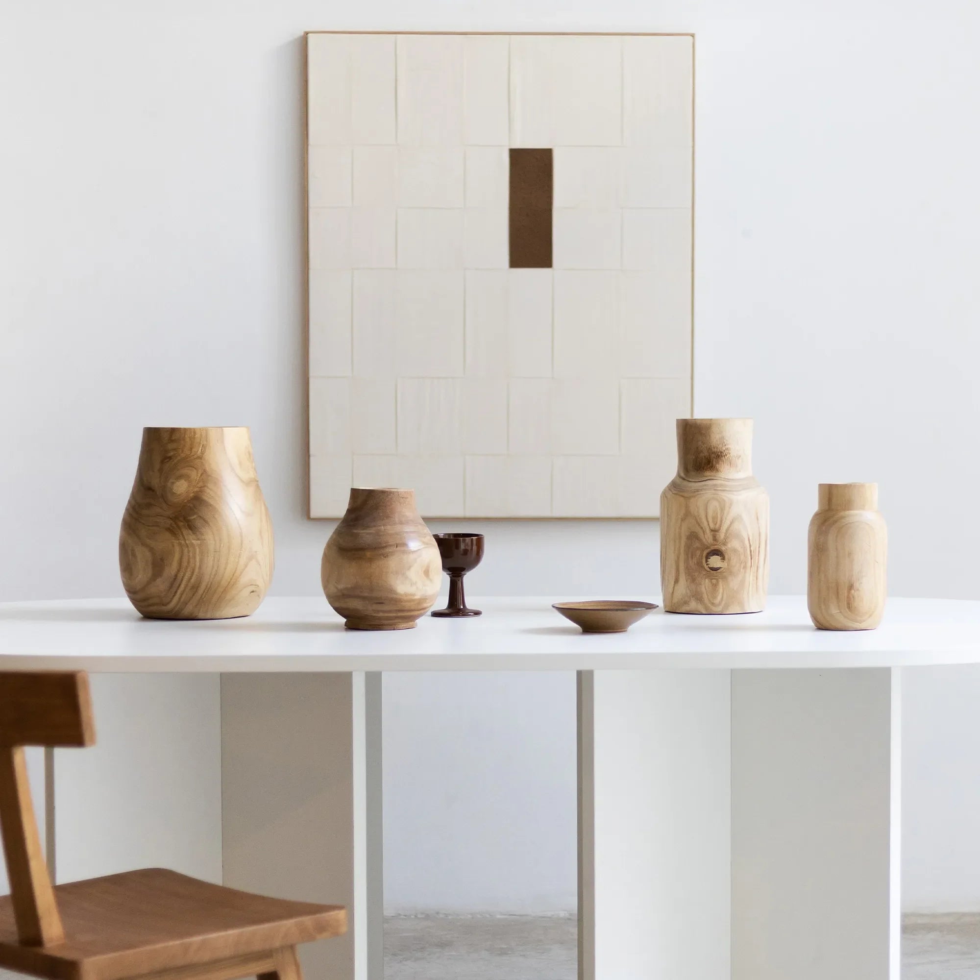 Jarrones de madera