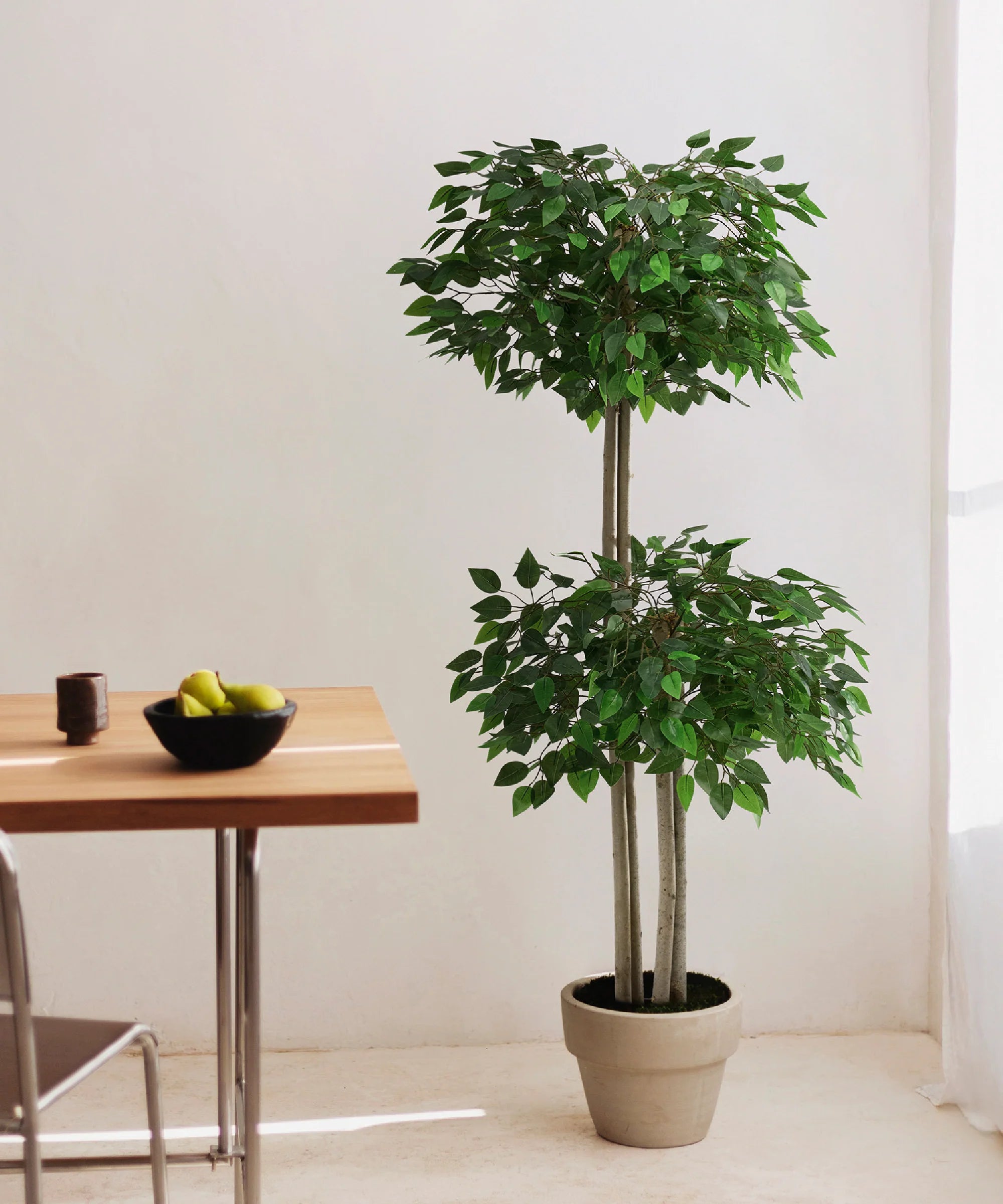 Künstlicher Ficus mit Baumkronen