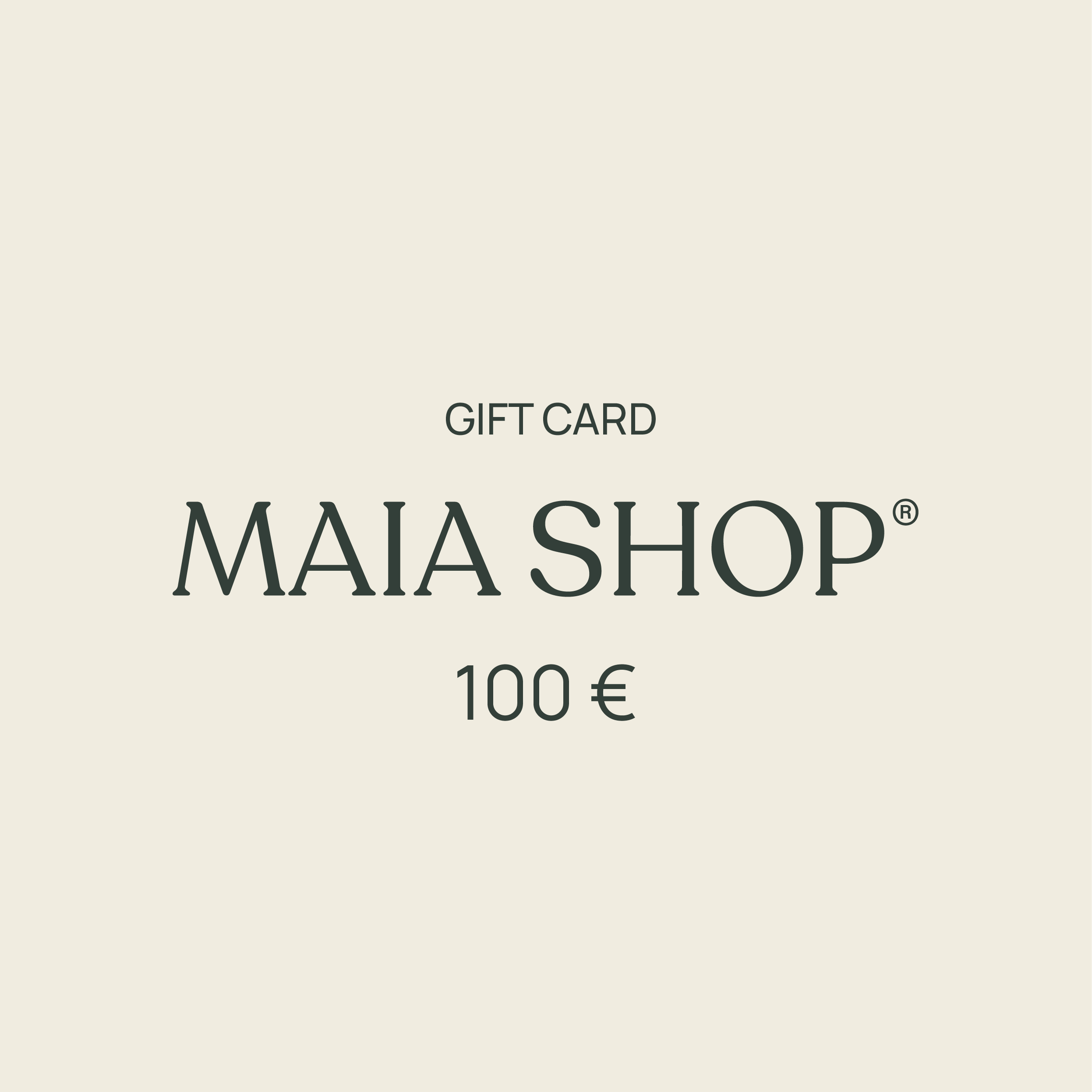 Tarjeta de regalo de MAIA SHOP