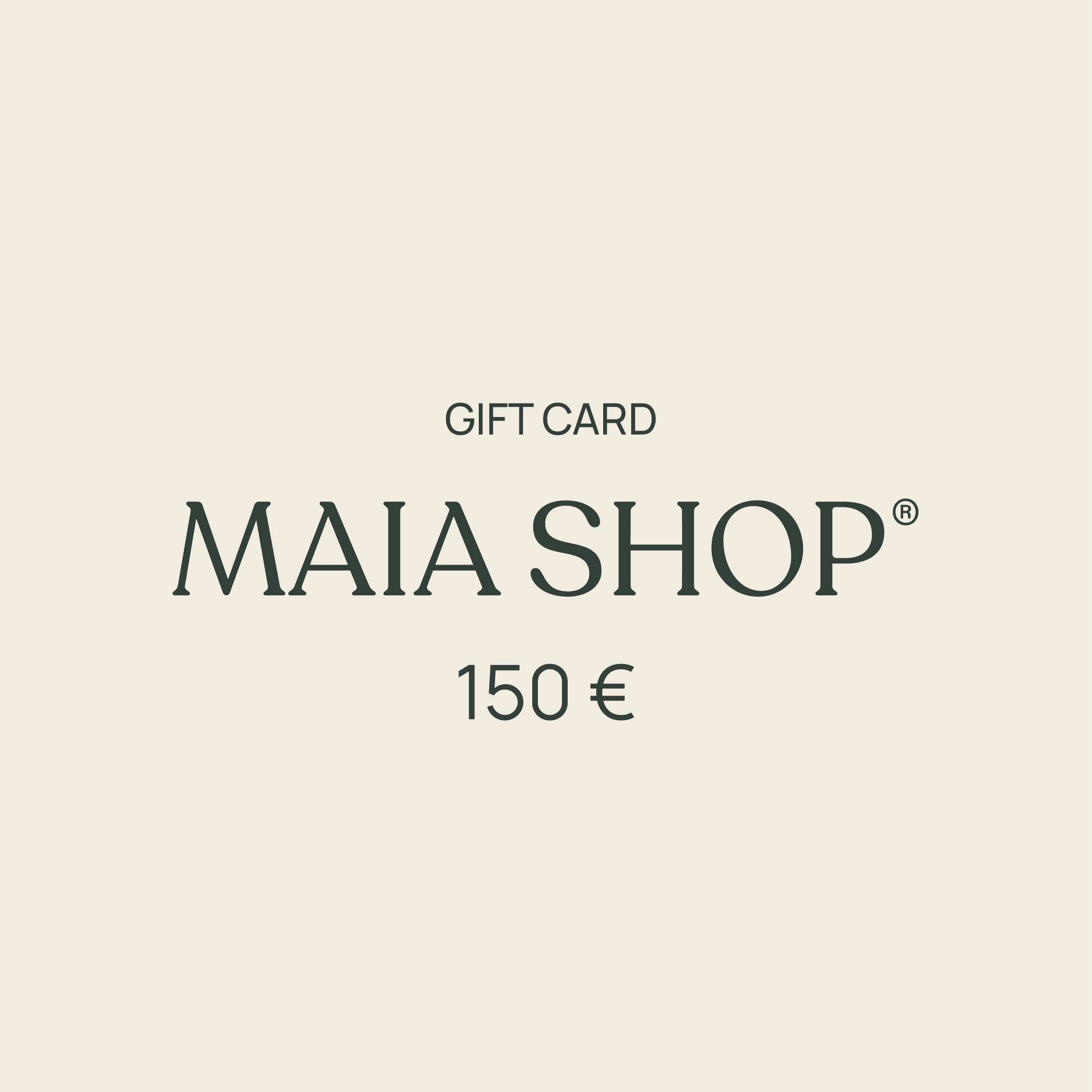 Tarjeta de regalo de MAIA SHOP