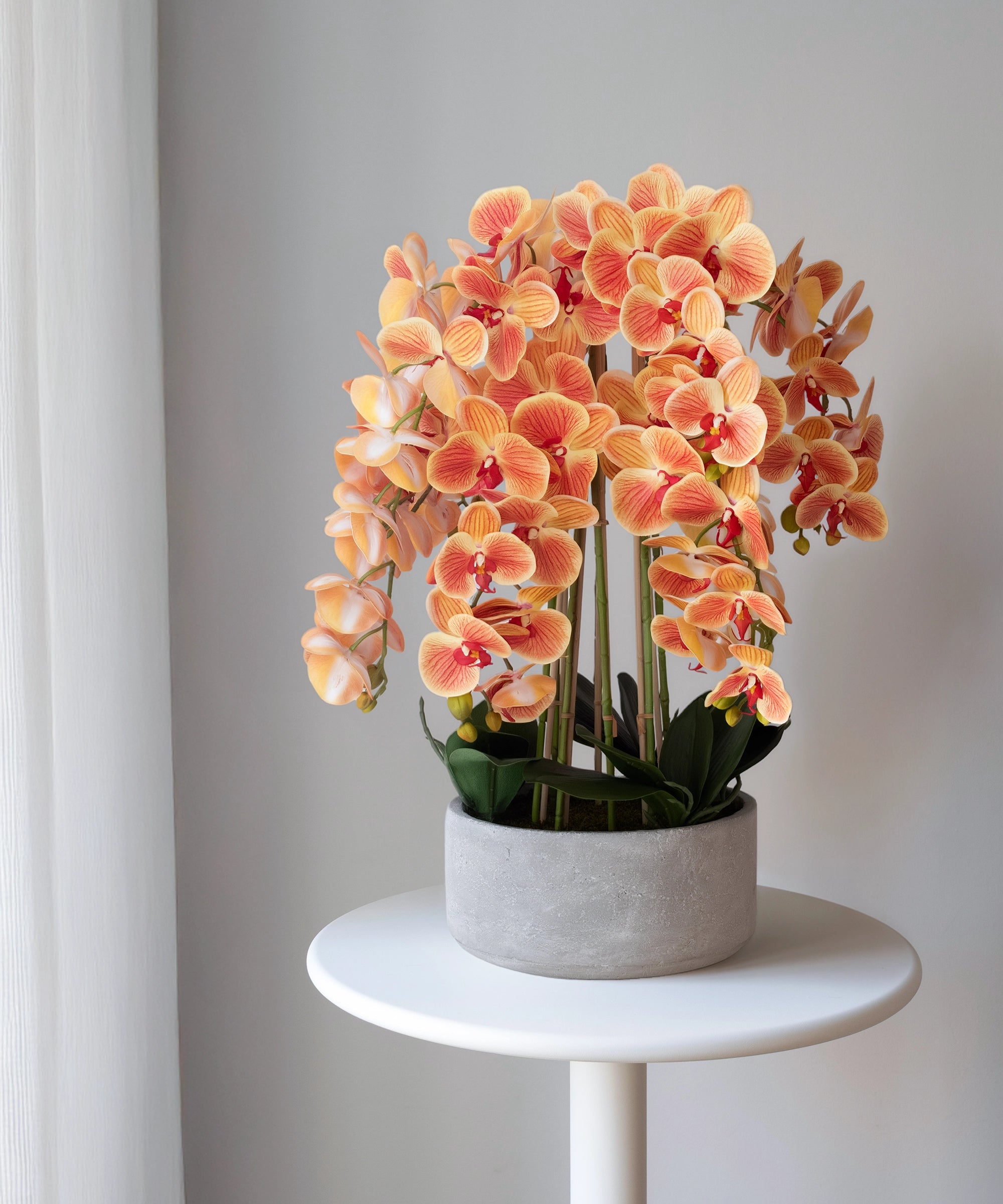 Orquídea artificial con Maceta de cerámica Sira