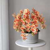 Orquídea artificial con maceta de cerámica Lina