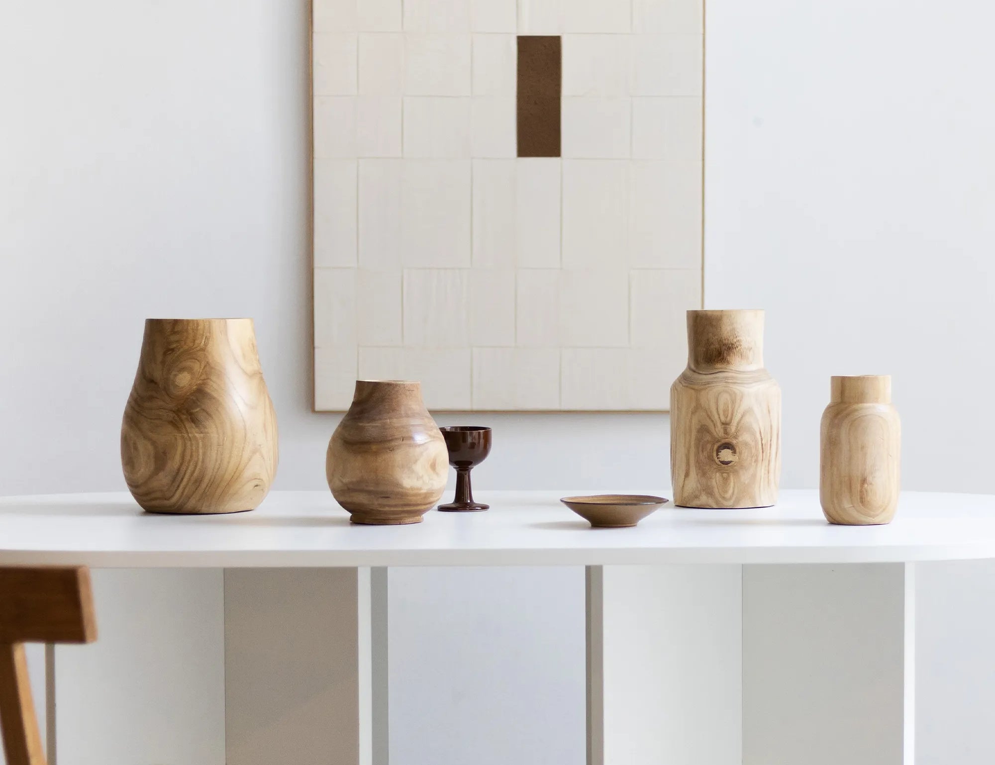 Coleccion Jarrones Madera MAIA SHOP