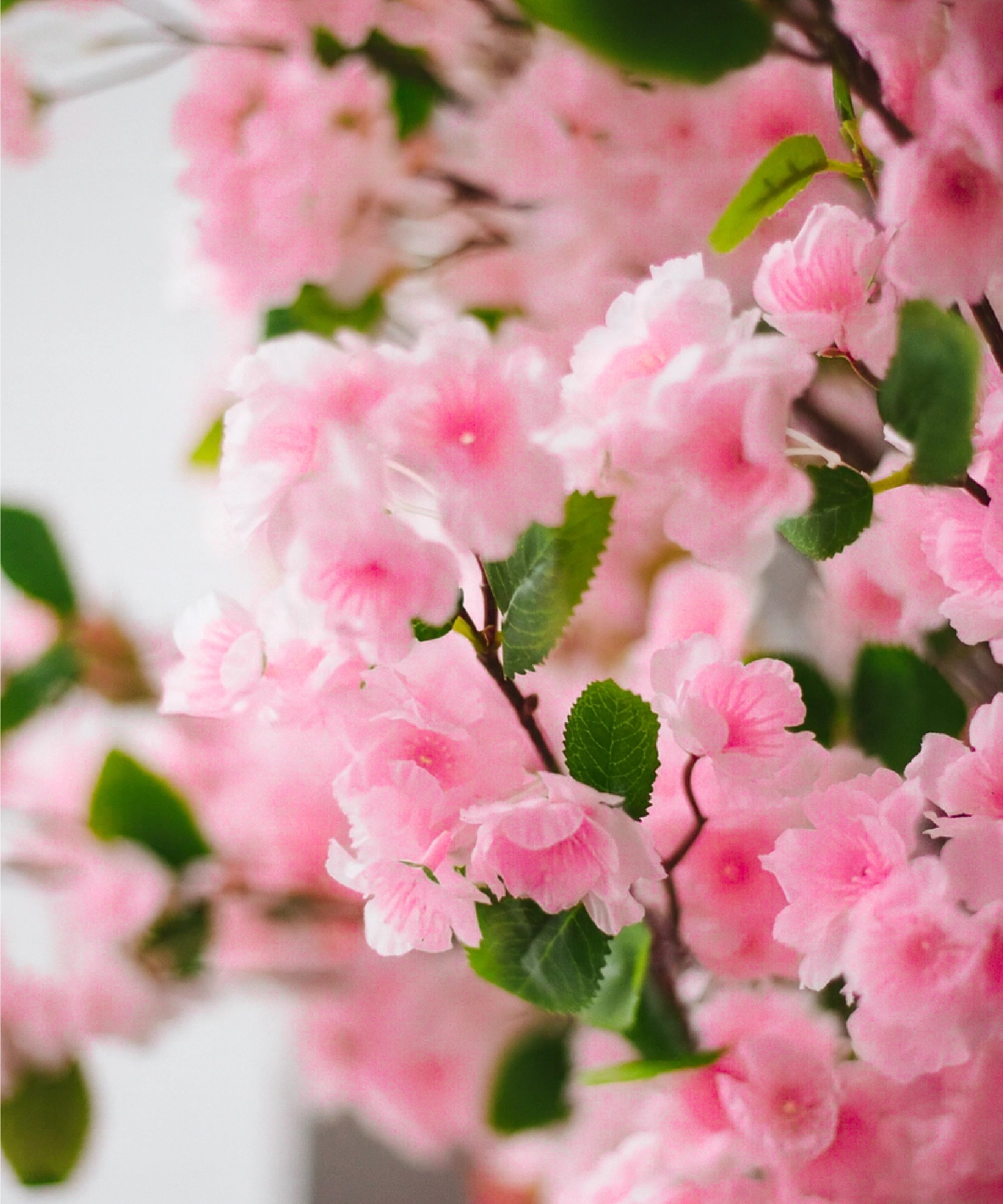 Detalle Almendro Rosa Artificial MAIA SHOP