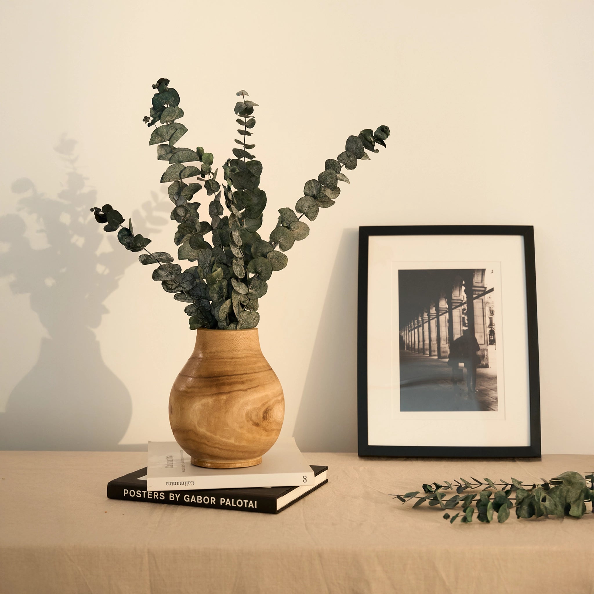 Burgundy Preserved Eucalyptus Branches