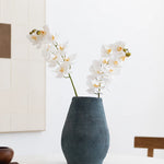 Jarron decorativo de ceramica Brisa Azul