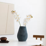 Jarron decorativo de ceramica Brisa Azul