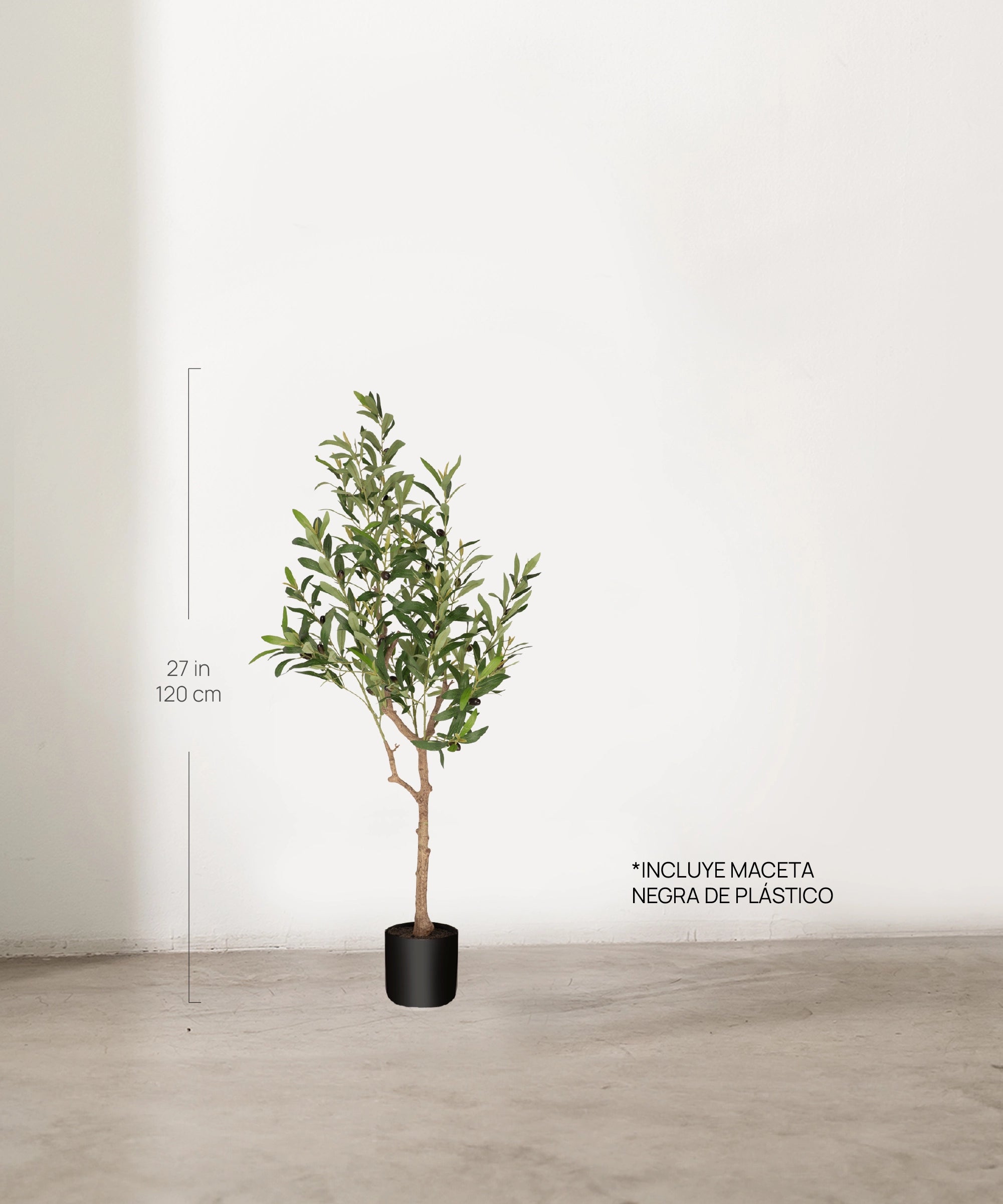 Medida Olivo artificial Moon 120 cm MAIA SHOP