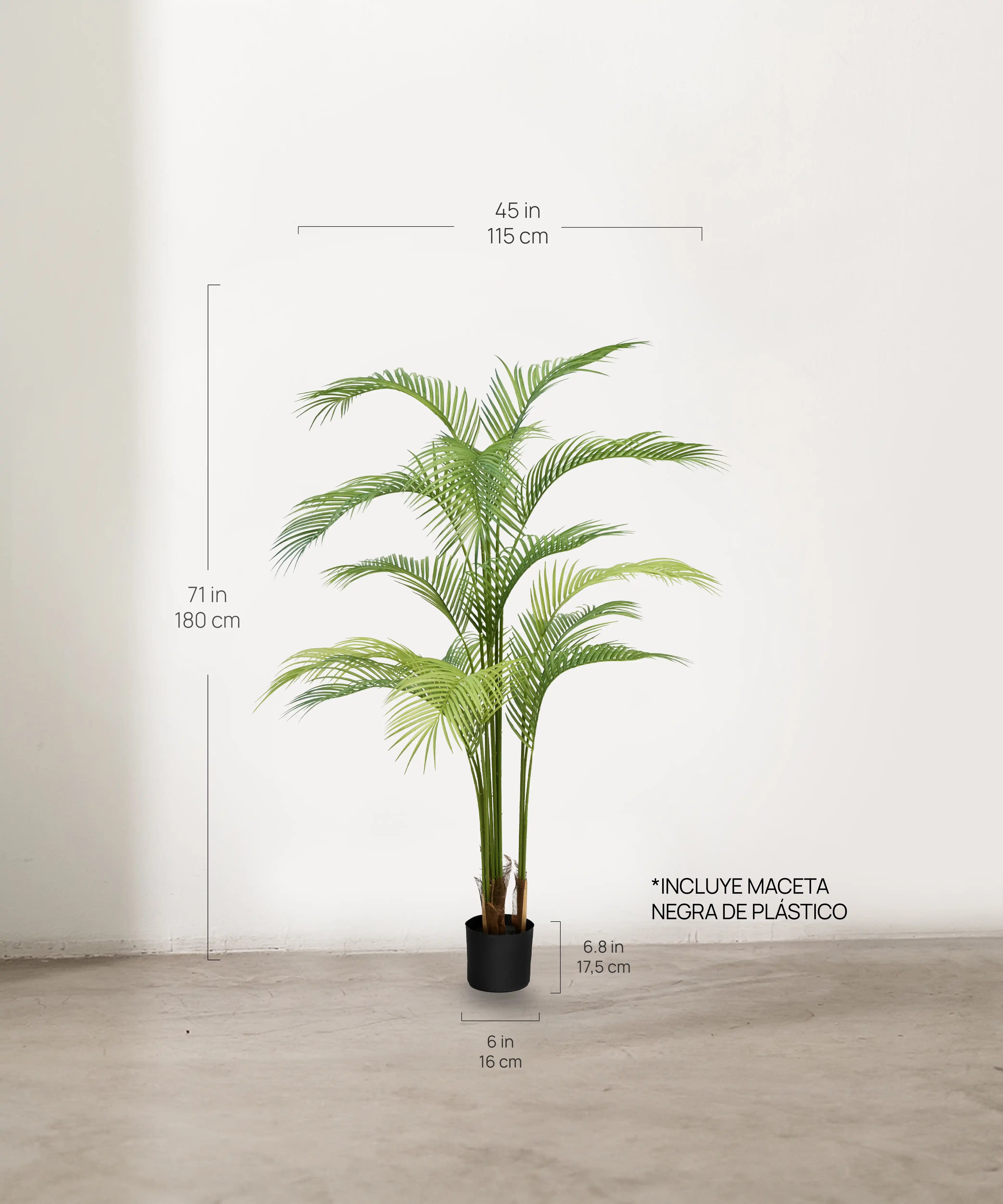 Medida Palmera Artificial 180 MAIA SHOP