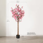 Medidas Almendro Rosa Artificial 180 cm MAIA SHOP