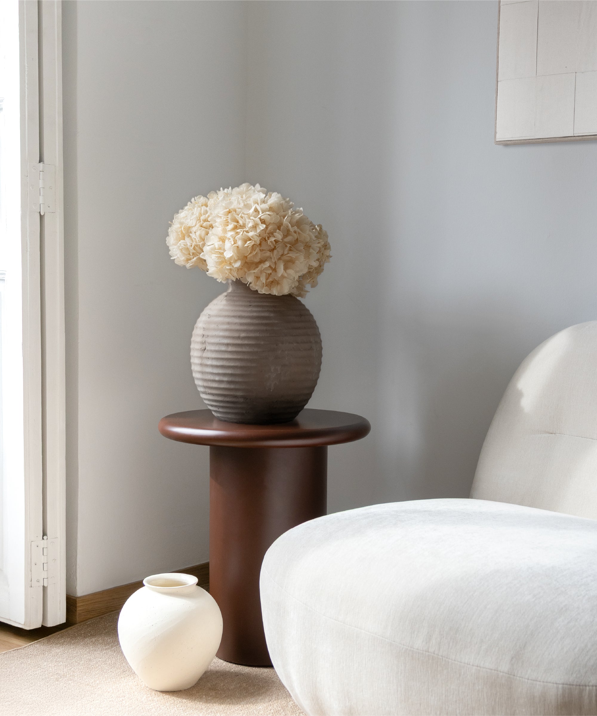 Ramo de Hortensias Preservadas MAIA SHOP Deco Blanco