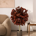 arbol eucalipto preservado round 100 Rojo MAIA SHOP