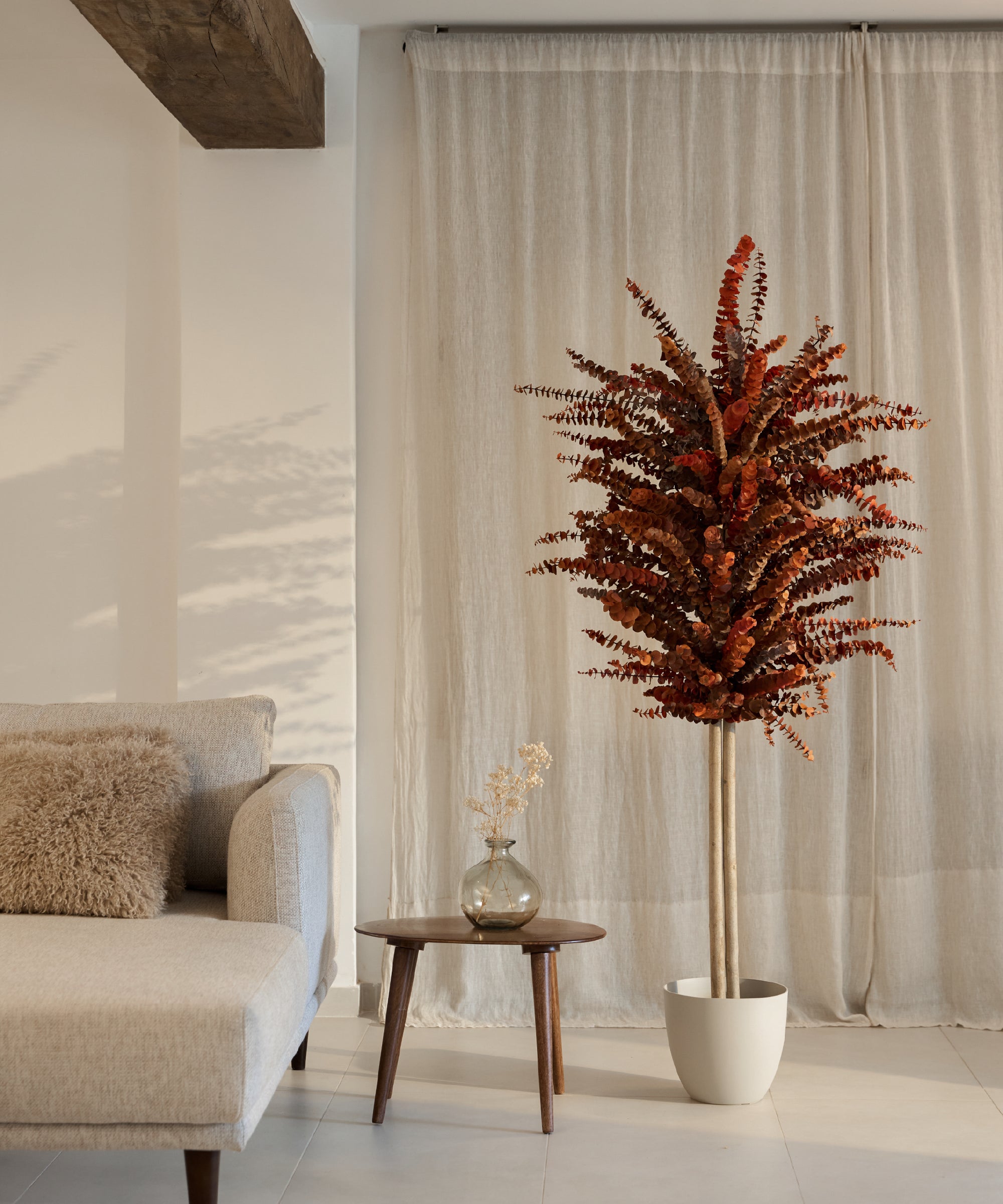 Eucalipto Artificial Baby Naranja MAIA SHOP