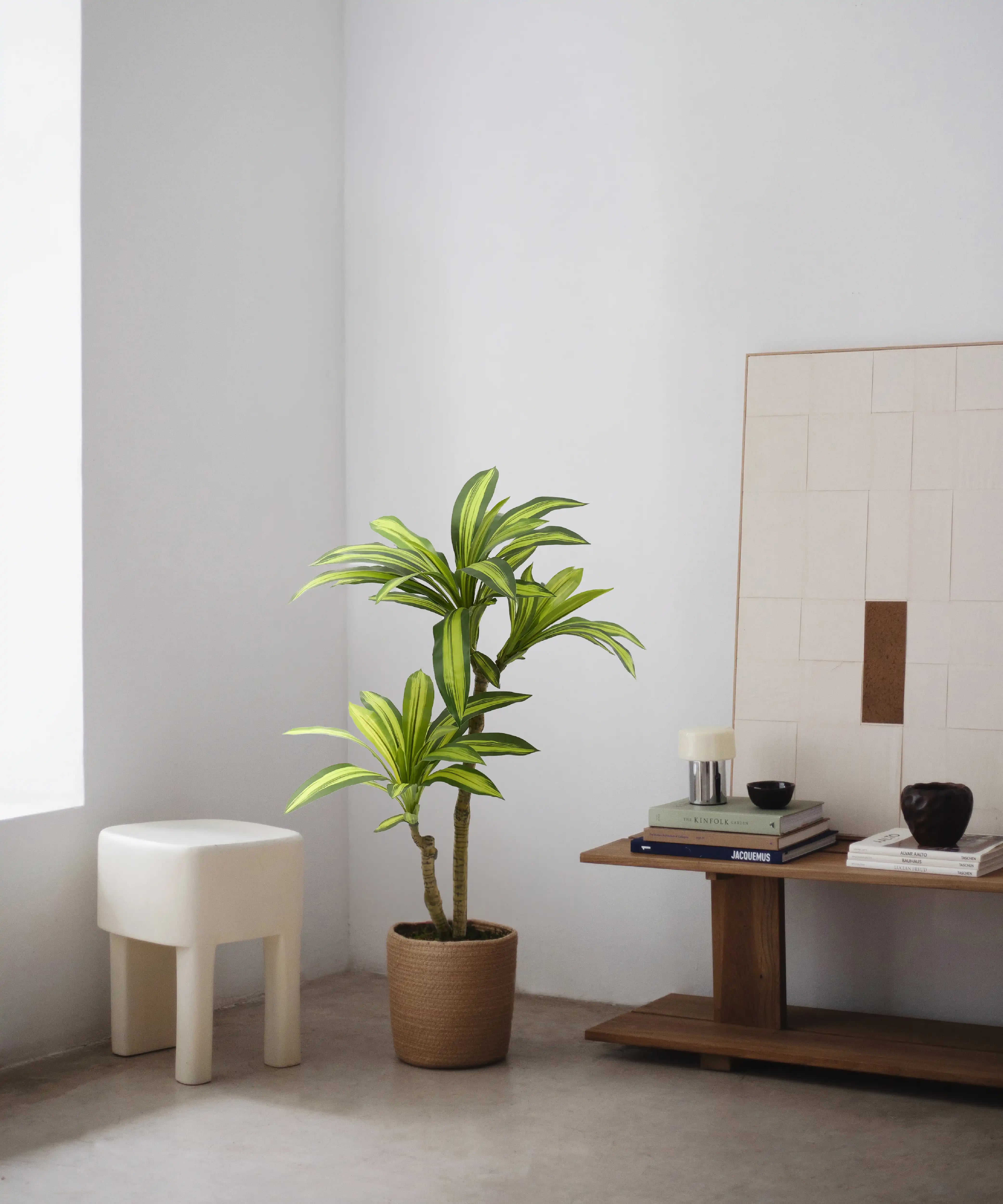 dracena artificial pequeña decoracion