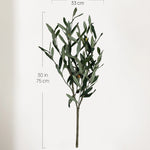 Medidas ramas de olivo artificial MAIASHOP